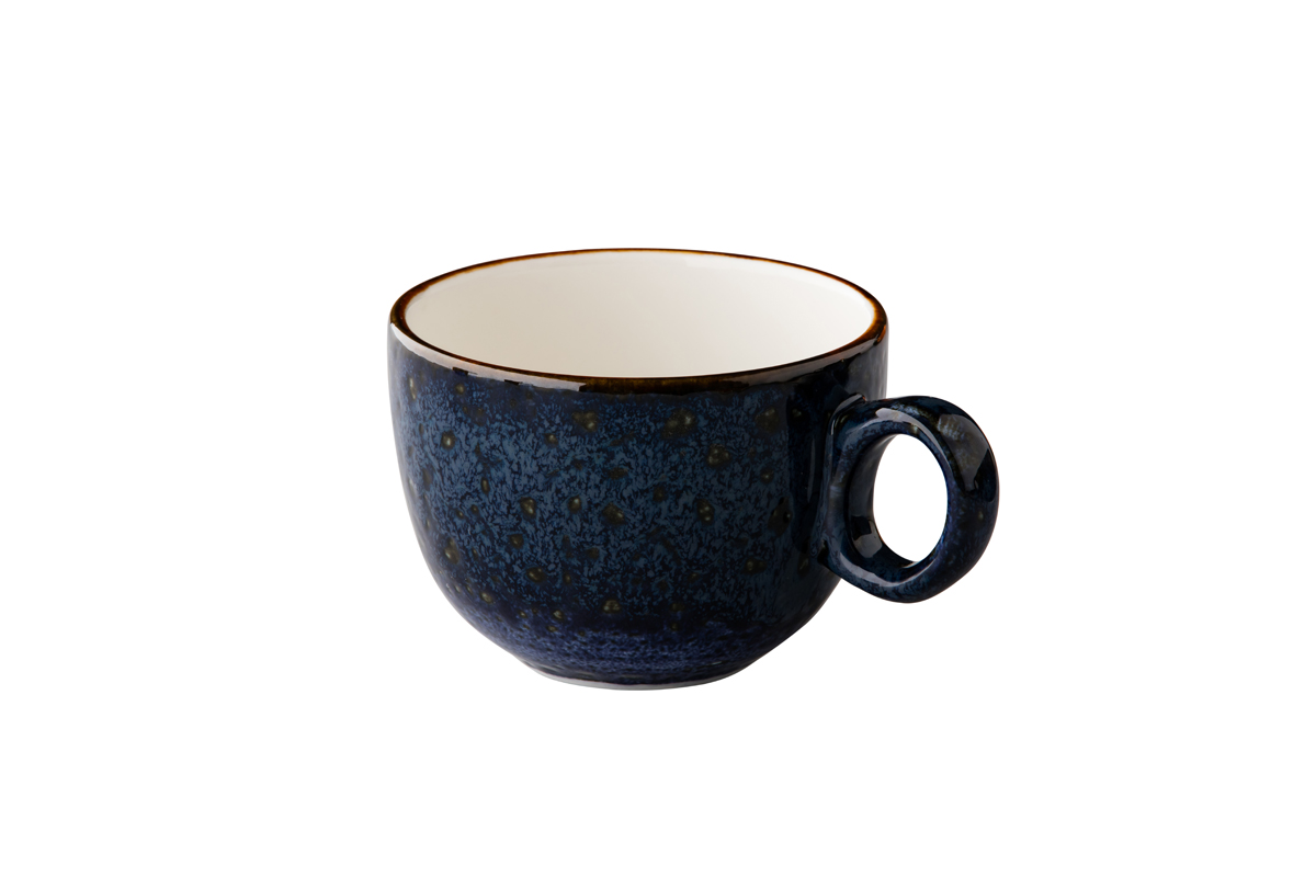 Kaffeetasse stapelbar (blau) 10 x 7,5 cm, 350ml