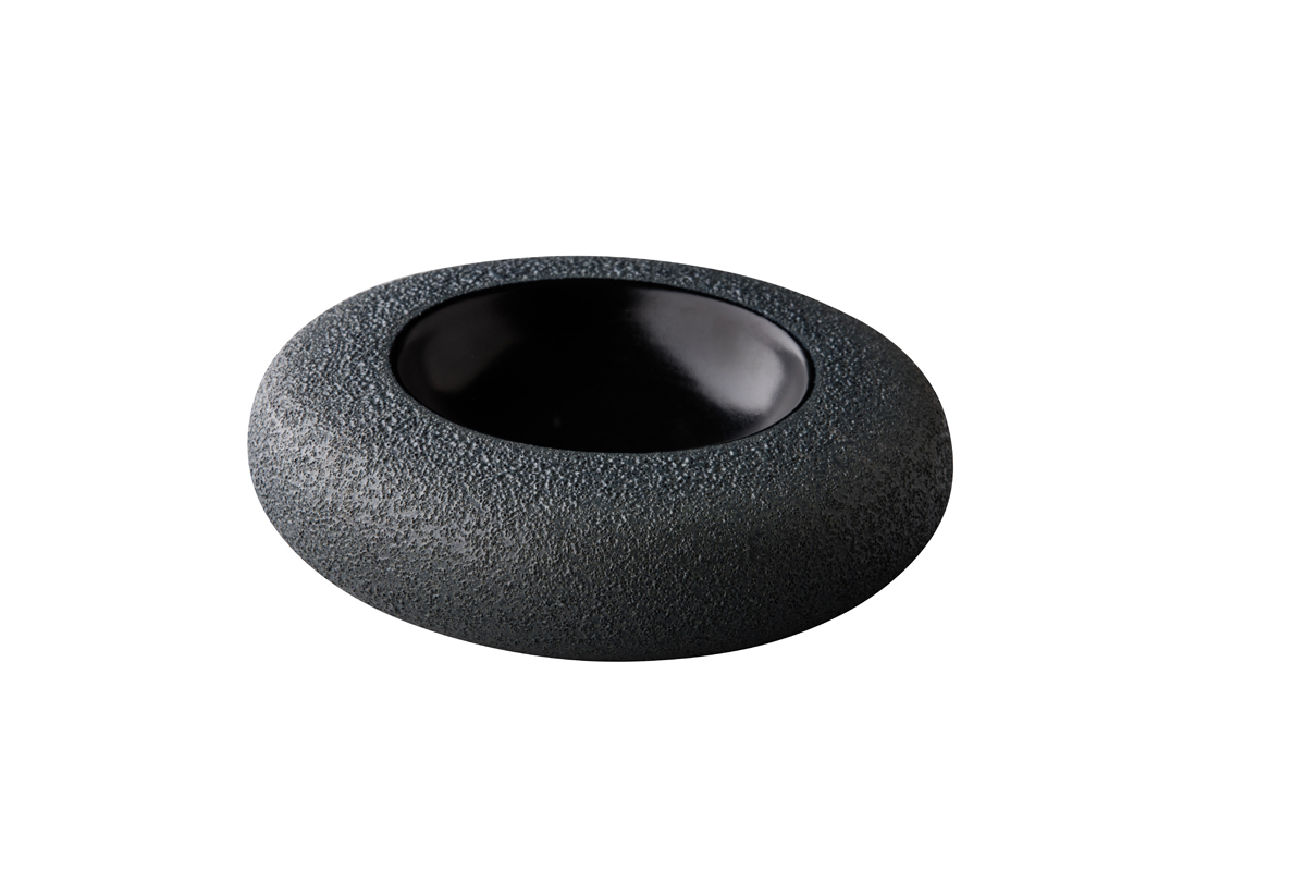 Donut M 17cm Vulcanic black