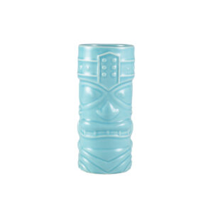 Tiki Becher 7,6x16,5cm 400ml (blau) - Cocktail