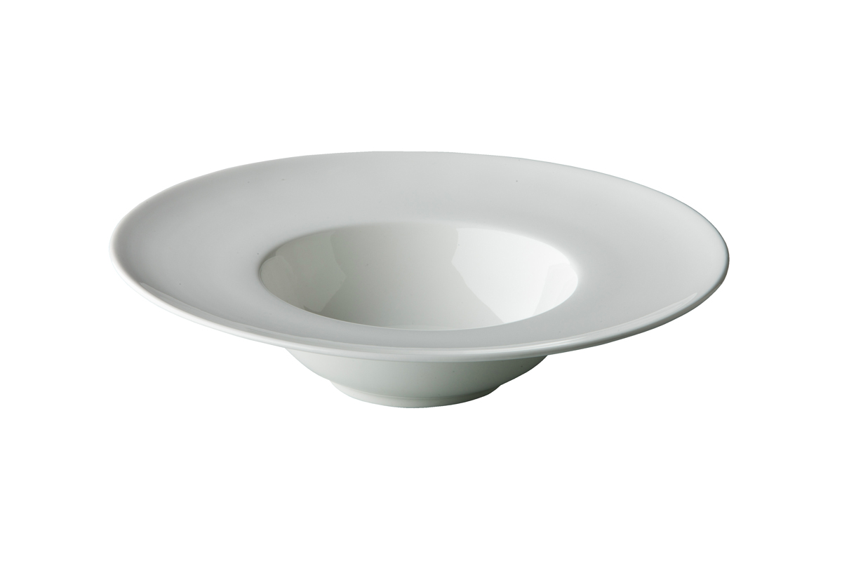 Teller tief breite Fahne 27,5cm - Q Fine China