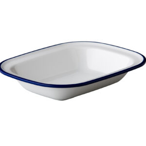 Schale recht. 23x17,6cm - Melamin Emailleoptik