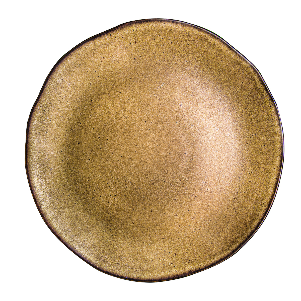 Teller flach 31,5cm- Stonebrown