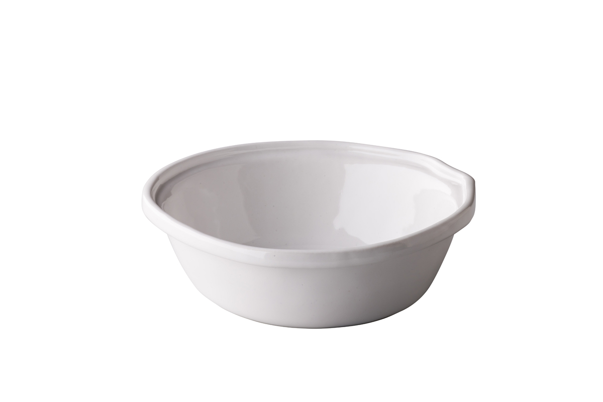 Inlay Crab Bowl white