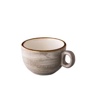 Kaffeetasse 200 ml stapelbar (hellgrau) - Jersey