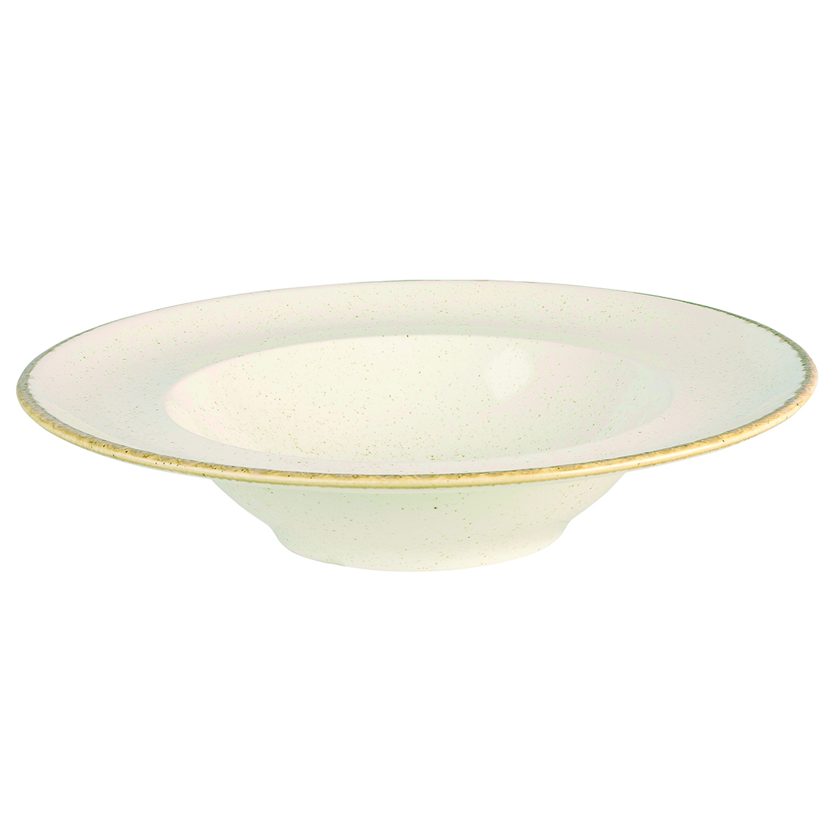 Teller tief breite Fahne 30cm - Oatmeal