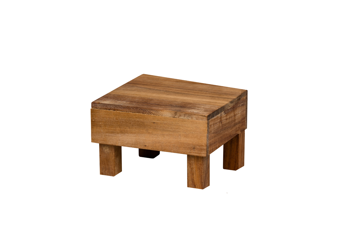 Servierblock hoch Akazienholz 18x18x10cm - Buffet